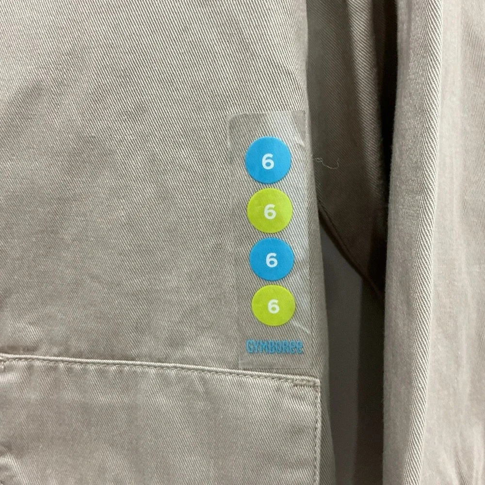 Gymboree Beige Boys Blazer Jacket Preppy Summer size 6 Cotton NEW